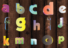 3D Letters  Free Vectors