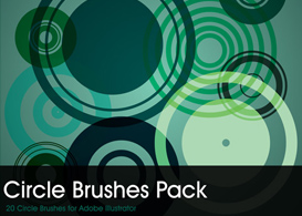 Circles Brush Pack  Free Vectors