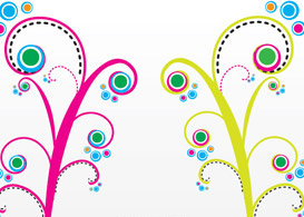 Colorful Swirls Vectors  Free Vectors