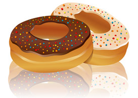 Delicious Doughnut - Free Vectors