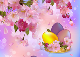 Easter Background  Free Vectors