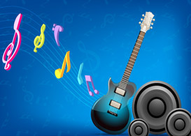 Music Card  Free Vectors