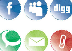 Social Bookmarking Icons - Free Vectors