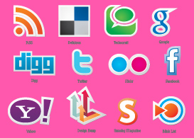 Social Icons  Free Vectors