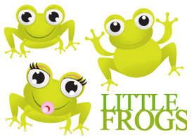 Little Frog  Free Vectors